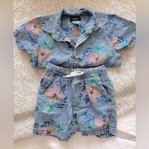 Toddler Boys two piece summer outfit